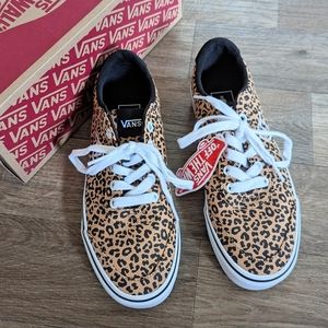NWT Vans Doheny Cheetah Print Women Skate Sneaker Size 7